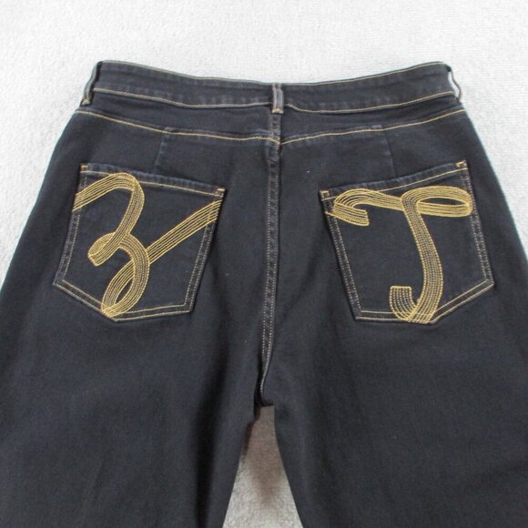 Zendaya x Tommy Hilfiger Jeans Womens 33/32 Black Flare Boot High Waisted Pants - Picture 4 of 13